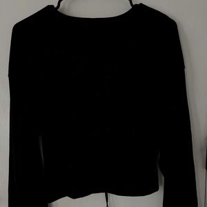 Black long sleeve blouse